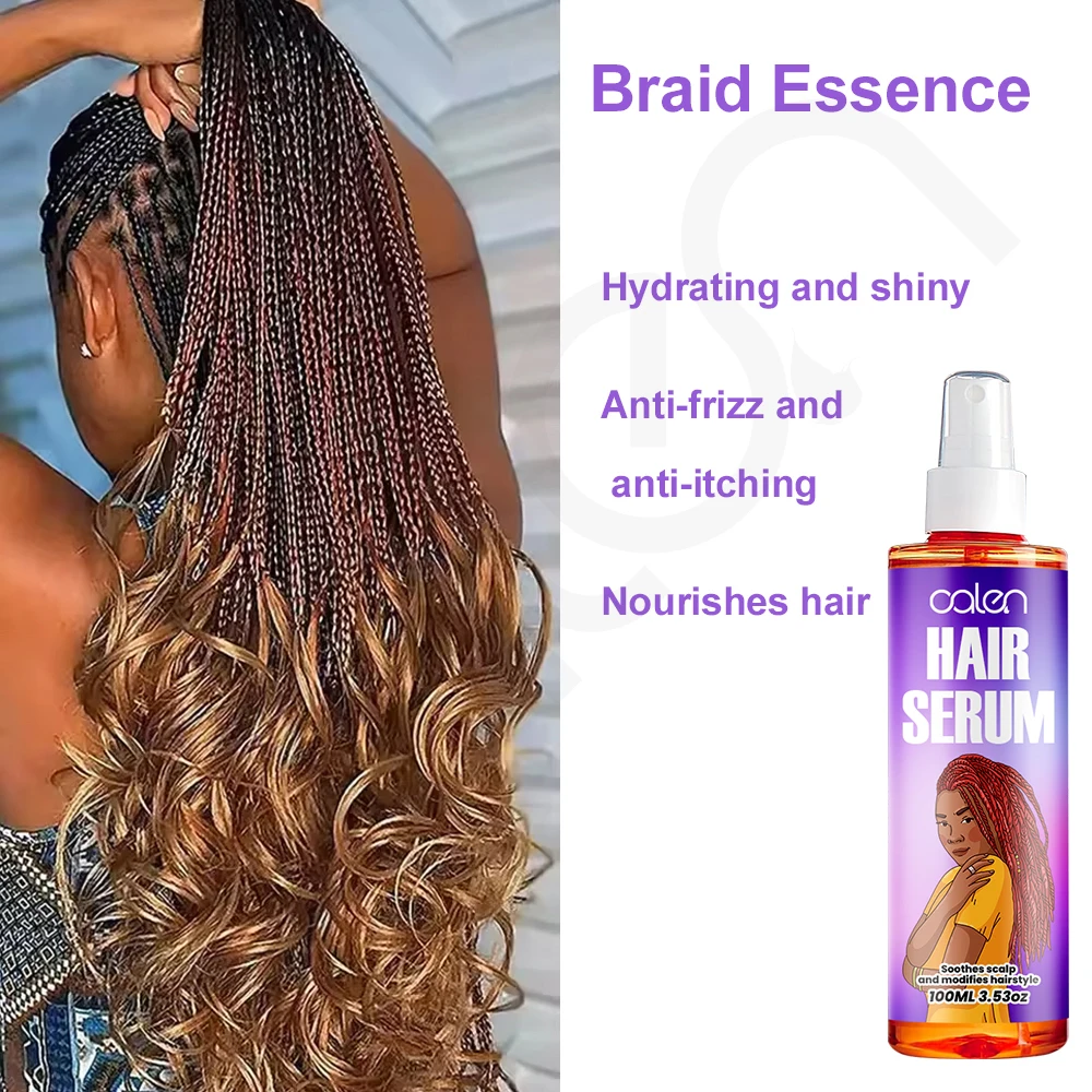 Luxfume 100ml Twist Hair Serum Is Non-greasy And Absorbs Quickly Without Leaving Residue Soothing Scalp Braiding Oil