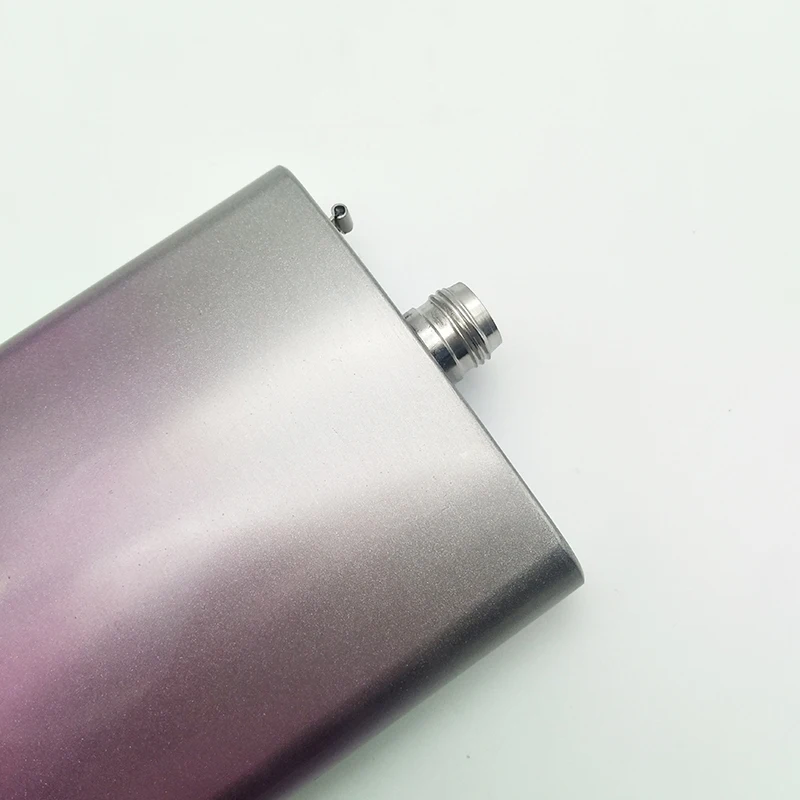 Food grade painting stainless steel portable whiskey custom jack daniels hip flask for men