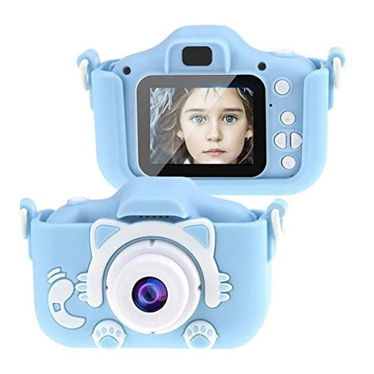 Более дешевый видеорегистратор с двумя камерами селфи камера для детей 1080 FHD противоударный принтом «камера