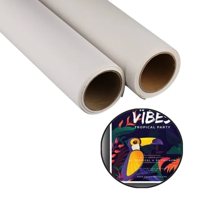 Waterproof Inkjet Canvas Roll Art Blank Canvas Roll for Large Format Printer