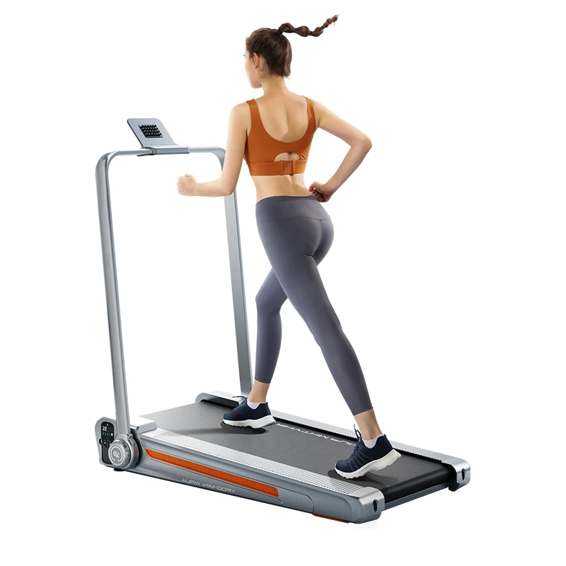 YPOO incline Portable Treadmill Running Machine  with  YPOOFIT APP cheap walking pad small portable folding treadmill