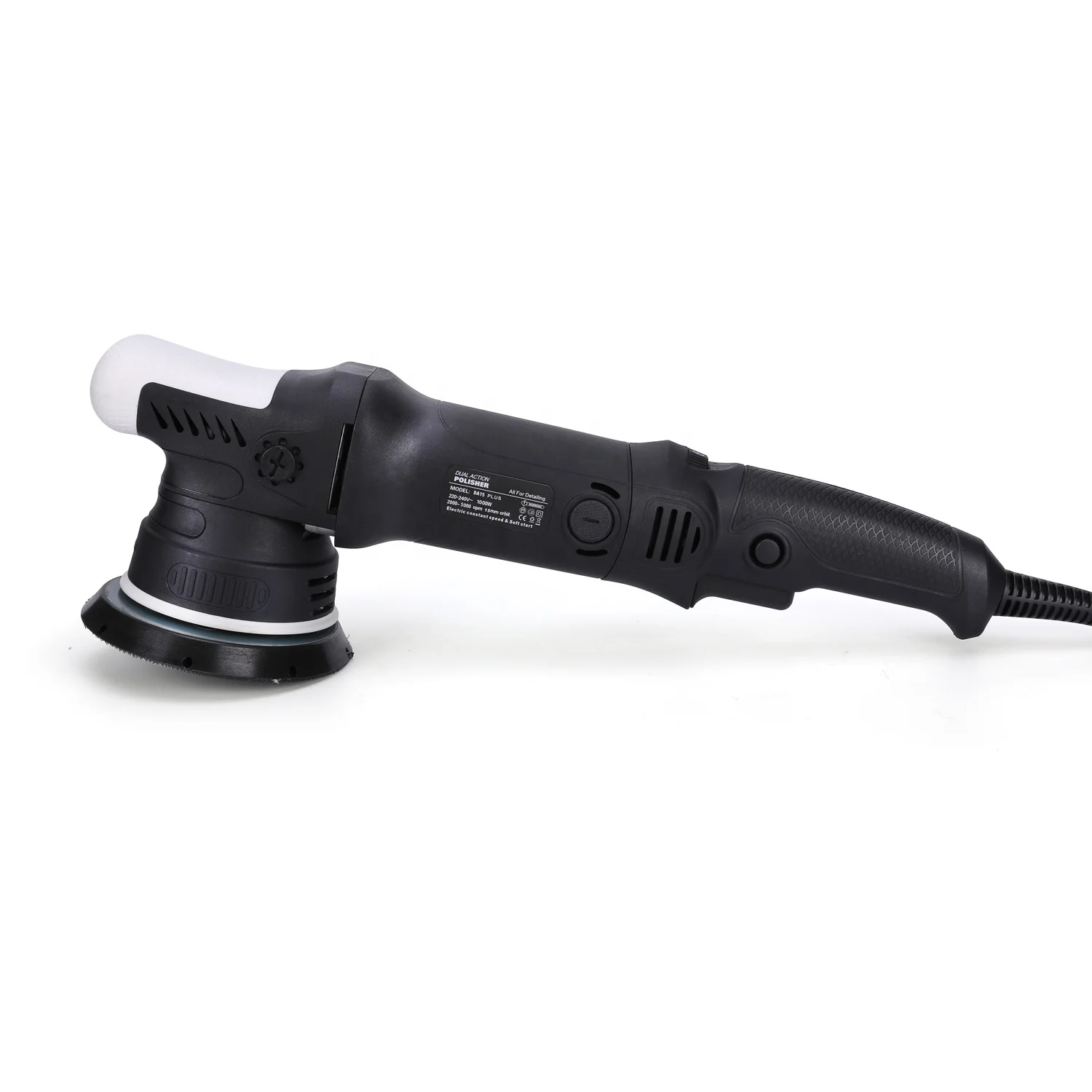 Professional Grade Long 15mm Orbital Random DA Car Polishing Buffing Wax Machine Dual Action Polisher for Car Detailing