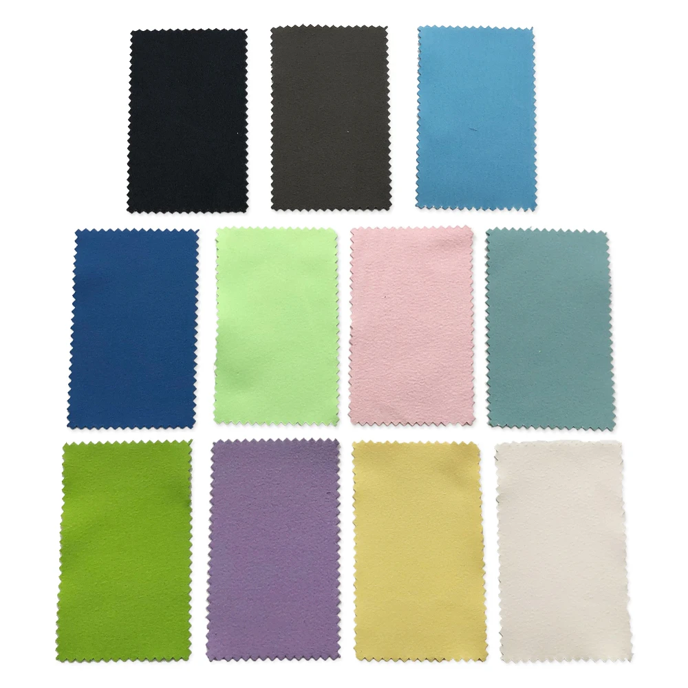 Wholesale custom microfiber chamois suede  for jewelry polishing cleaning silver cloth