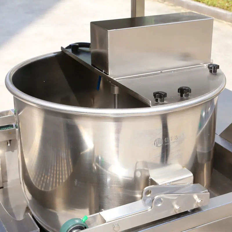 Электромагнитный Поппер 380 В, 52 унции, разборный стол, одиночный чайник, роскошная модель пола, электромагнитная машина для попкорна