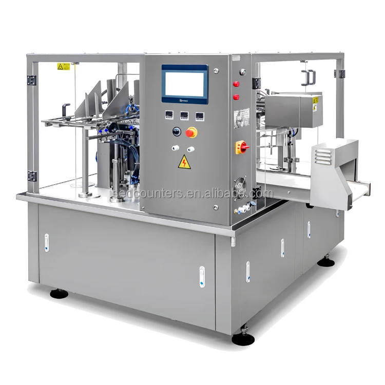 Auto Multi-Function Rotory Premade Pouch Snack Chocolate Packaging Machines Factory Direct