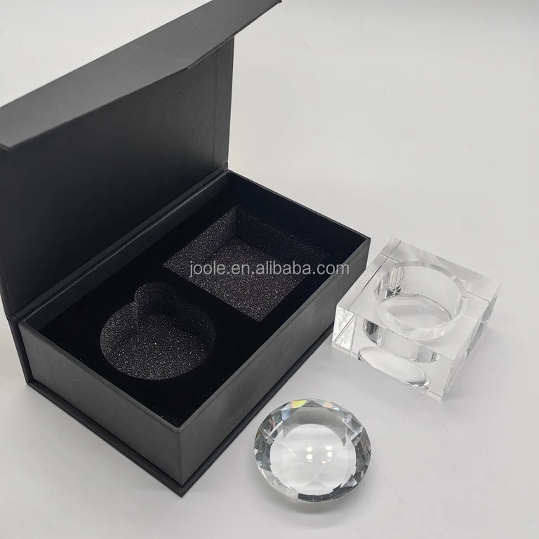 Custom Two-Slot EVA Insert Box for Jewelry Nail Art Tools with Gold Foil & Embossing for Cosmetic Packaging
