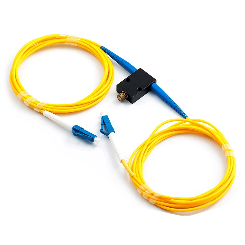 Одиночный Режим 0-60 дБ SC LC UPC Online VOA переменный волоконно-оптический