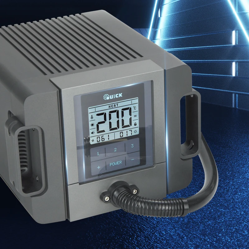 Intelligent hot air station TR1300 Quick touch screen hor air gun rework station 1300w split design with constant 70L airflow