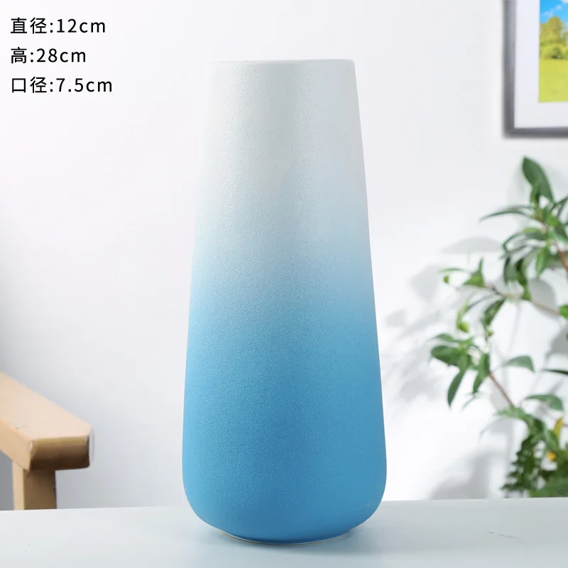Simple Modern Style Home Decoration Ceramic Craft Vase decorative vase for living room