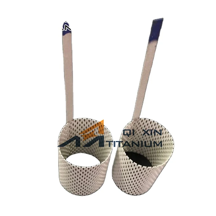 Пластинизированный титановый сетчатый электрод