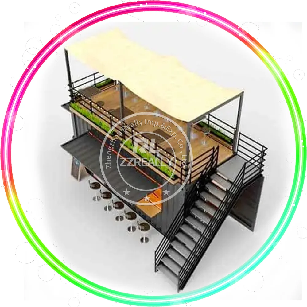Container Coffee Shop for Sale Prefabricated Modular Luxury Container Restaurants