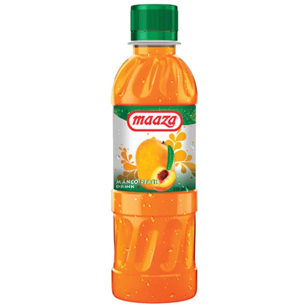 Maaza mango with peach fruit juice