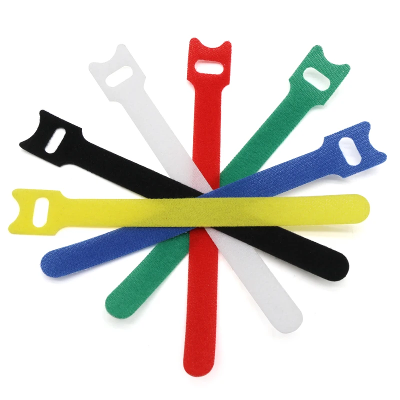 Custom Velcroes Cable Ties Printed Brand logo Hook And Loop Strap