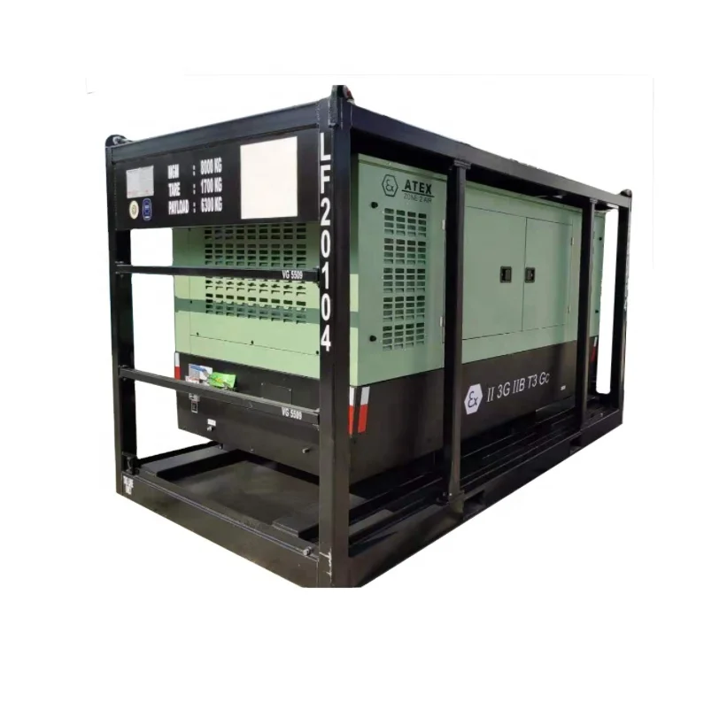 ATEX Certificated Explosion proof Zone II Silent Diesel Generators Widely Used for Oilfield Industry & Offshore Service