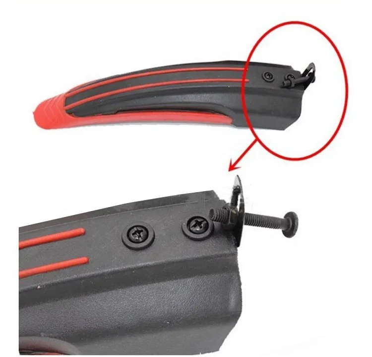 Two-color mountain bike bike fender bike retaining board mud removal tile accessories flying dragon mud board