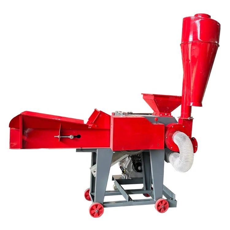 Agriculture Grass Crusher Chaff Straw Hay Cutter Corn Grain Grinding Crushing Milling Machinery for Animal Feed