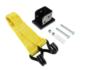 Farm Jack support for rear spare wheel