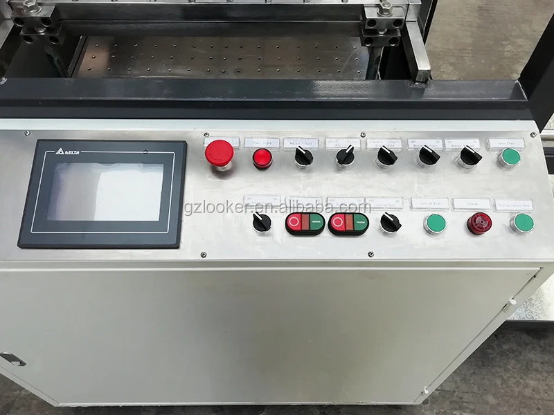 Guangzhou factory food container plastic vacuum forming machine for food lid