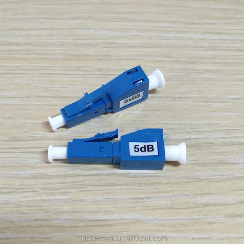 1/2/3/5/7/10/12/15/20dB Fixed Value LC Female to Male Hybrid Fiber Optic Attenuator