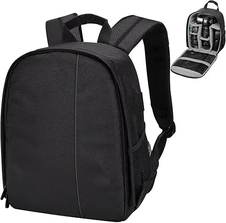Camera Backpack Professional Camera Bag for DSLR/SLR Mirrorless Camera  Photography Backpack Case for Women Men Photographers