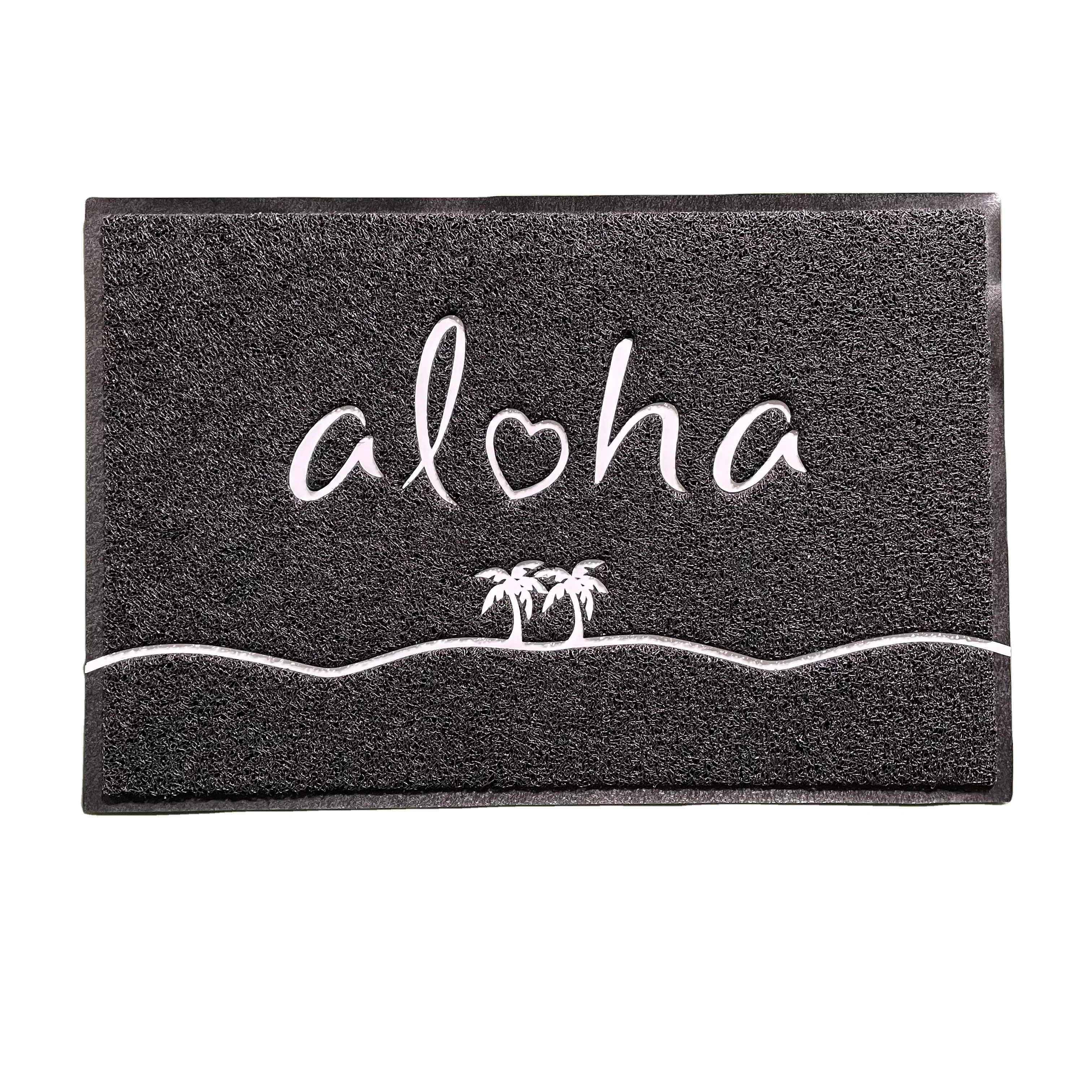 Противоутомительный ПВХ мягкий Пользовательский логотип приветственная дверь коврик напольная катушка прочный внутренний коврик