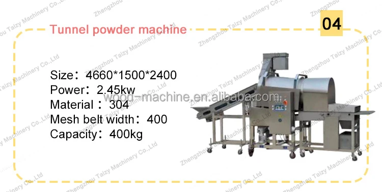 
fried chicken fryer production line battered chips frying industrial chicken cutting machine 