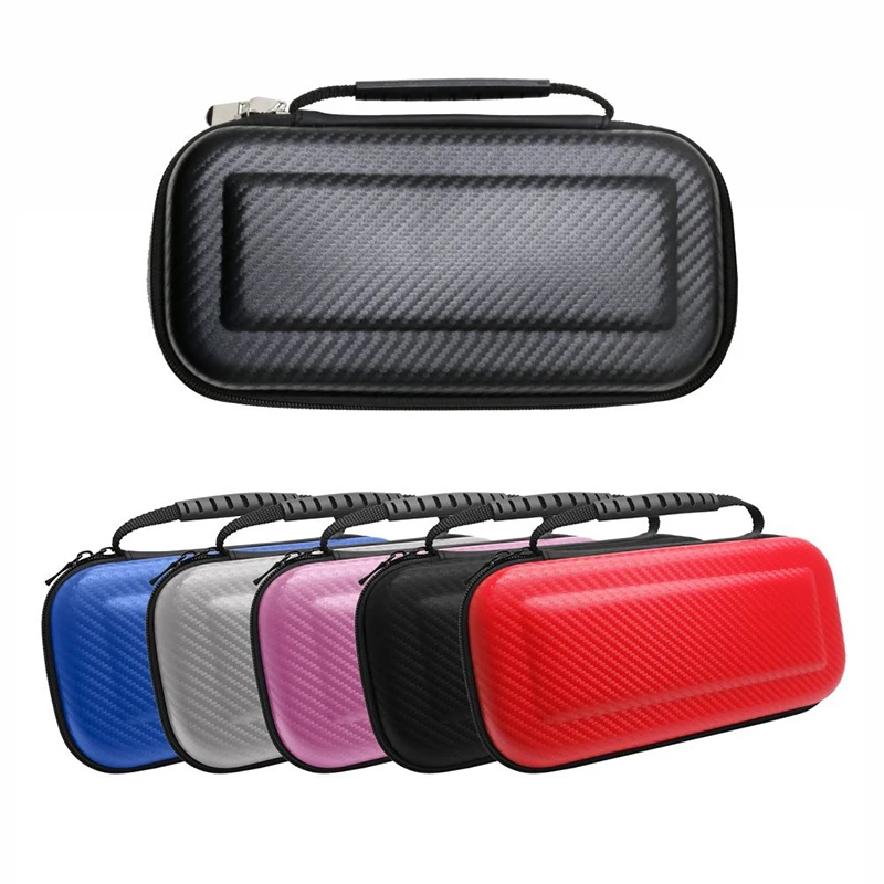 Custom Hard EVA Carrying Video Game Accessories Bags Case Pouch for Nintendo Switch NS OLED Mesh Pockets Zipper Card Slots