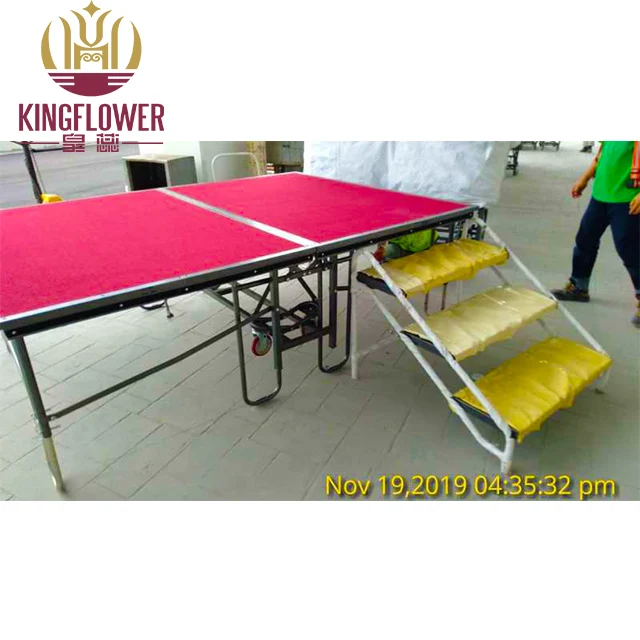 Портативная Свадебная Складная сценическая платформа/мобильная концертная сцена