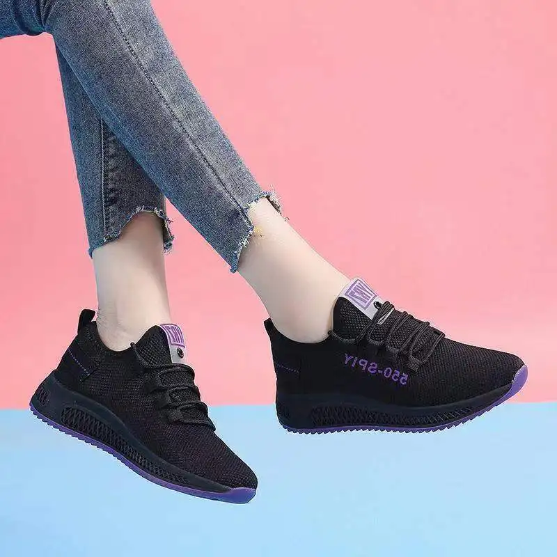 New Arrival Ladies Cheap Flat Casual Girls Fashion White Running Sneakers