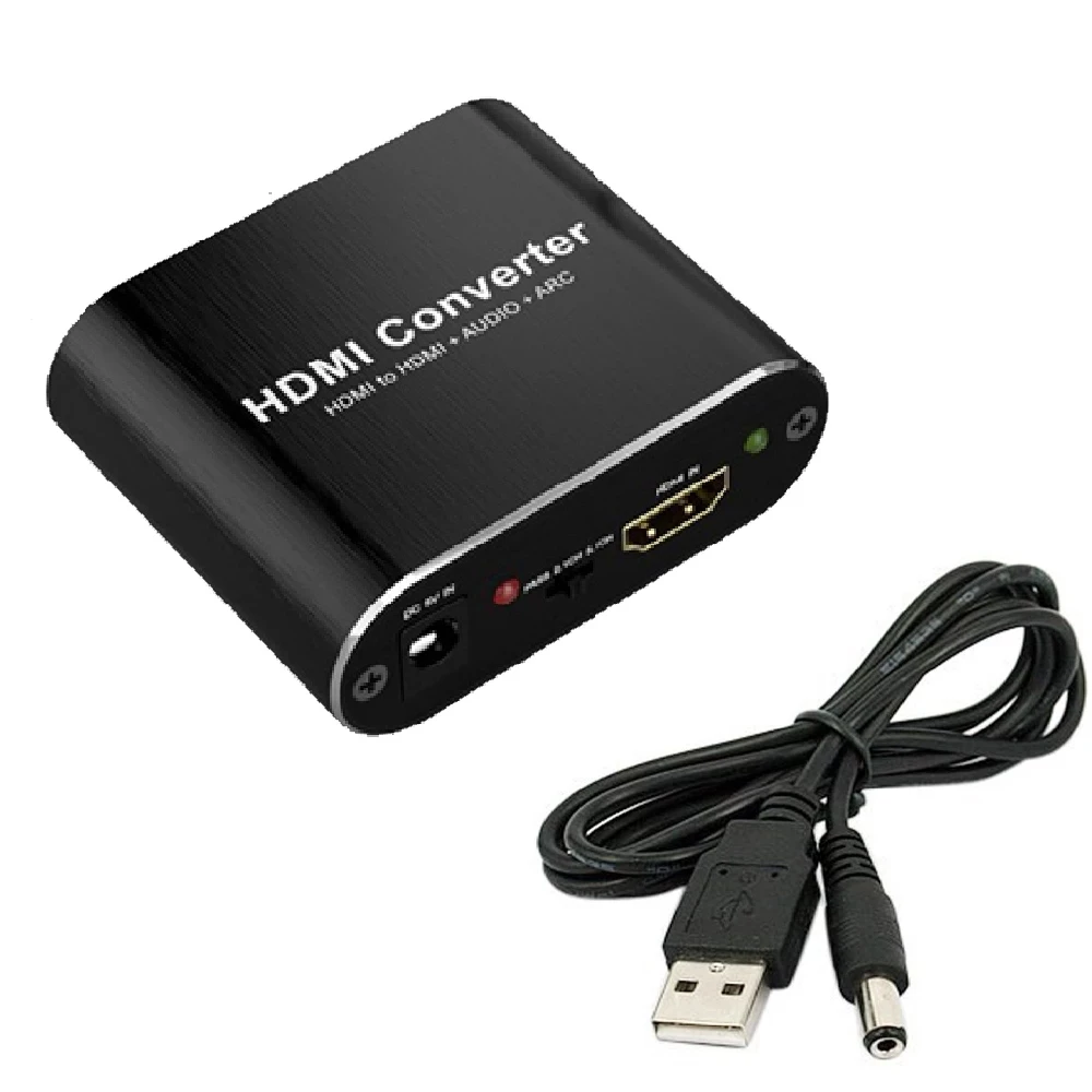 4K HDMI Audio Extractor 5.1 extractor HDMI-compatible splitter HD To Audio Extractor Optical TOSLINK SPDIF