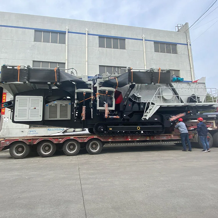 Crawler Type Mobile Heavy Duty Screening Plant Station for Sale Tracked Mobile Crusher Vibrating Screen Price