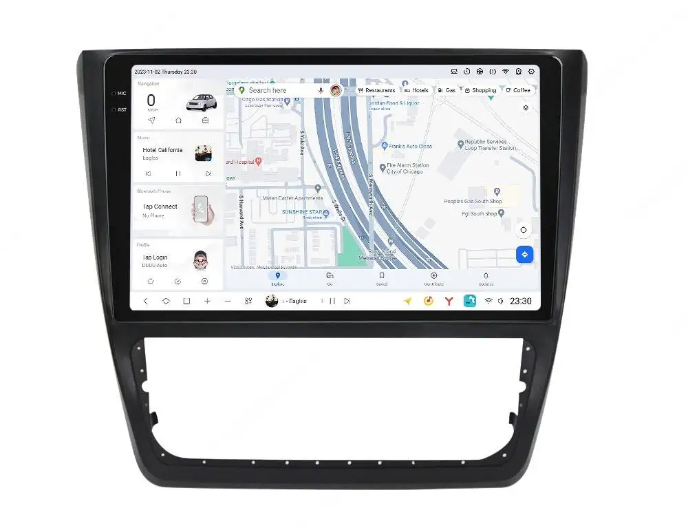 DUDUAUTO Android 13 Car Radio For Skoda Yeti 5L 2009-2014 Multimedia Video Player Stereo Car-play GPS Navigation DSP