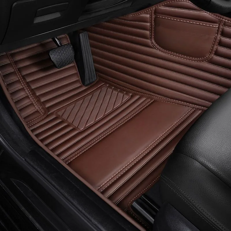 Muchkey Customized All Weather Protection Vehicles Waterproof Leather Car Floor Mats For Cars Fit 95% Sedan SUV Sports Car