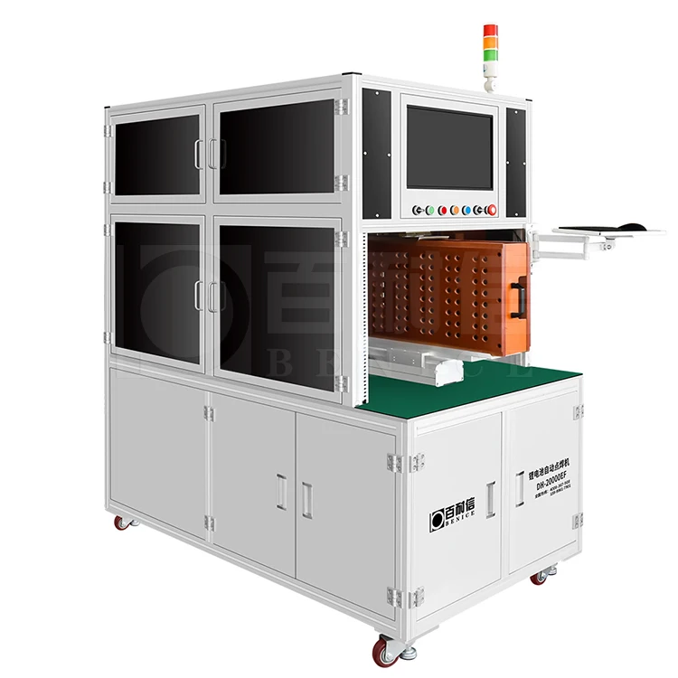 Lithium-ion Batteries 21700 18650 Spot Welder Battery Projection Welding With Automatic Double Welding Heads Large Cells Fixture