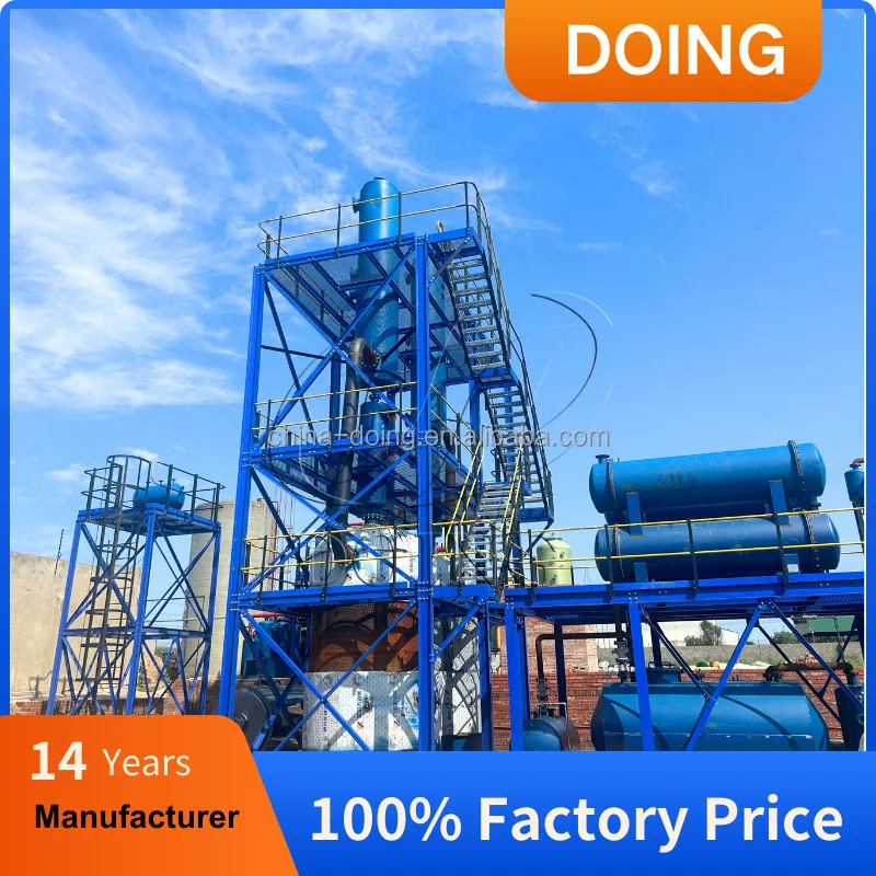 Hot business  used Engine oil distillation machine Tyre pyrolysis oil distillation Machine
