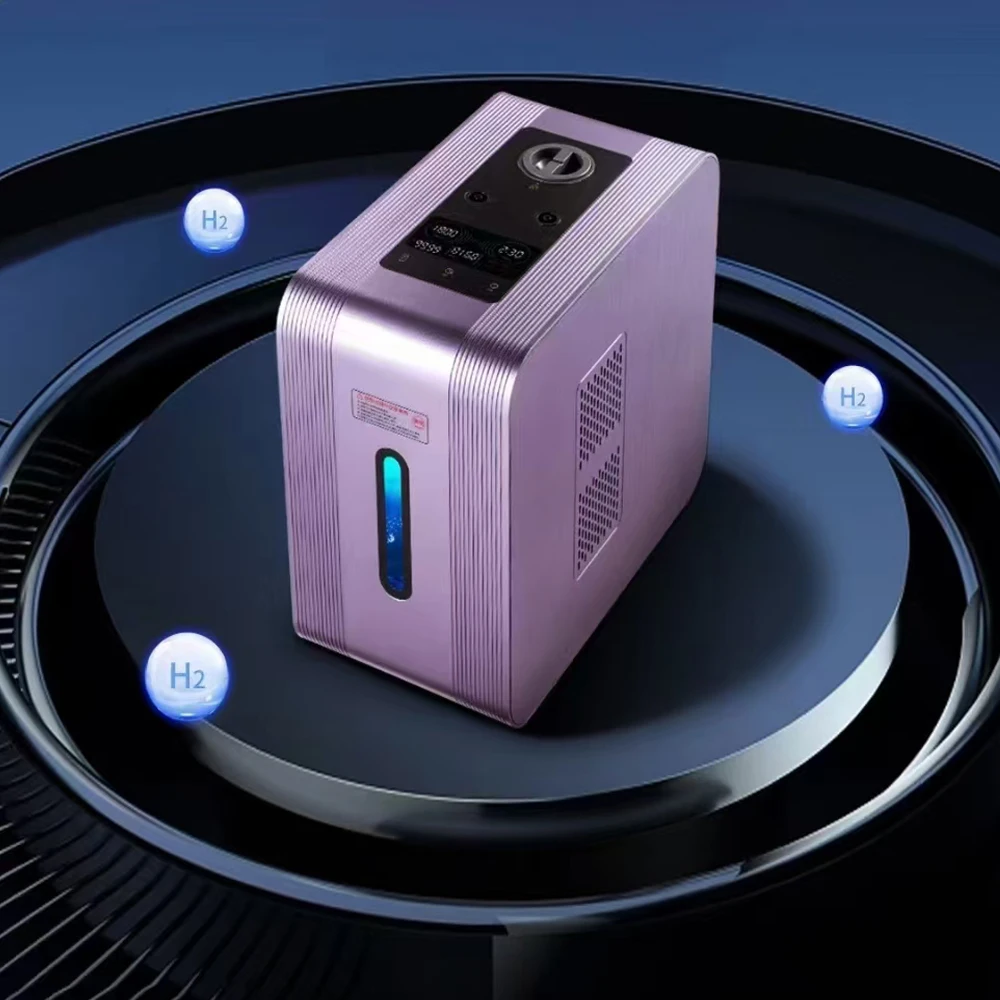 HO-4 99.92% hydrogen inhalator cold hot desktp inhalation machine 1800ml with triple sucks breathing support OEM