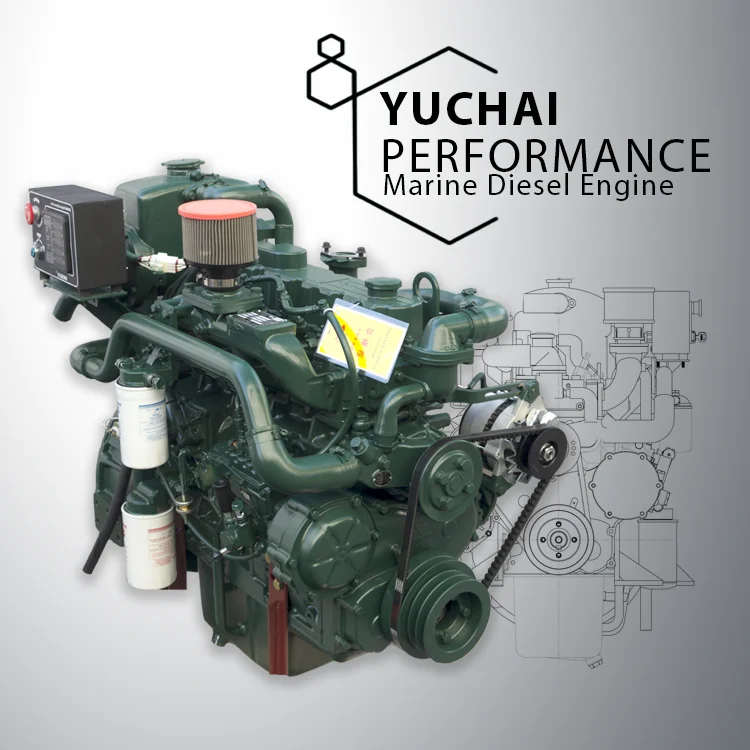 
Inboard Marine Diesel Propulsion Engines Yuchai Small Fishing Motor 4 Stroke 40 Hp 20hp 50hp 100 Ship Boat Engine Diesel 