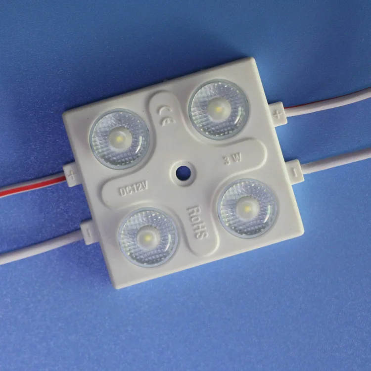 
New type led module Black shell smd 2835 4leds injection molding led module cool white COLOR for signs 
