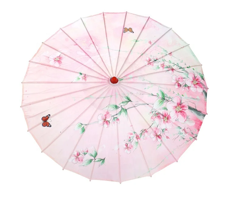 
chinese traditional handmade parasol folded oil paper umbrellas 