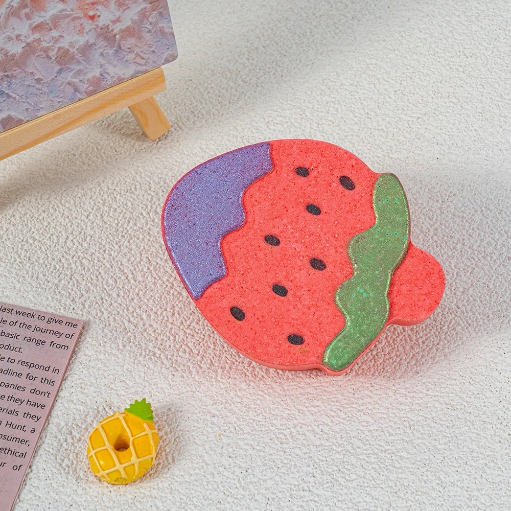 Watermelon Orange Strawberry  Shape Bath Bombs Natural Vegan Fruit Fragrance Bath Bombs Gift Set OEM Wholesale