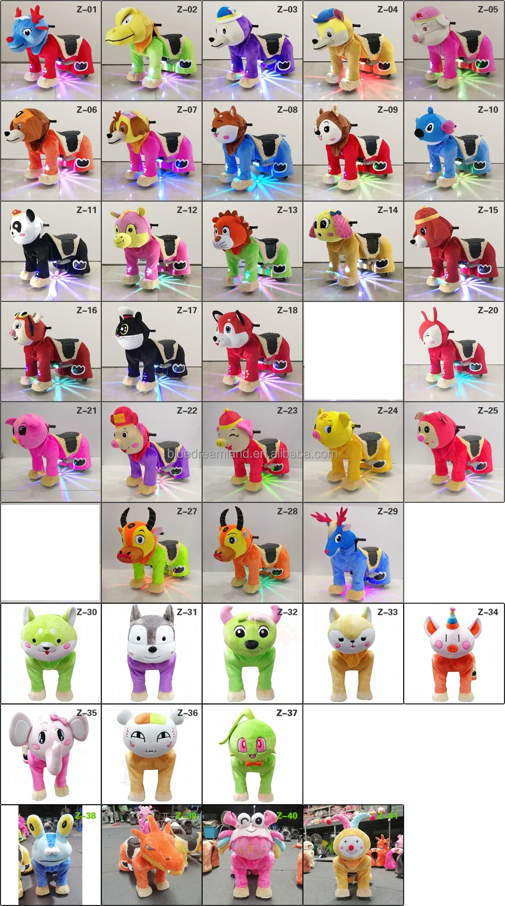 Animal Walking Cars Riding on Horse Toy Wholesales Electric Battery Operated Plush Children Dog Unisex Dog Training Equipment