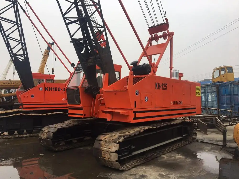 Construction Machinery KH125 35ton Hitachi Used Mini Crawler Crane
