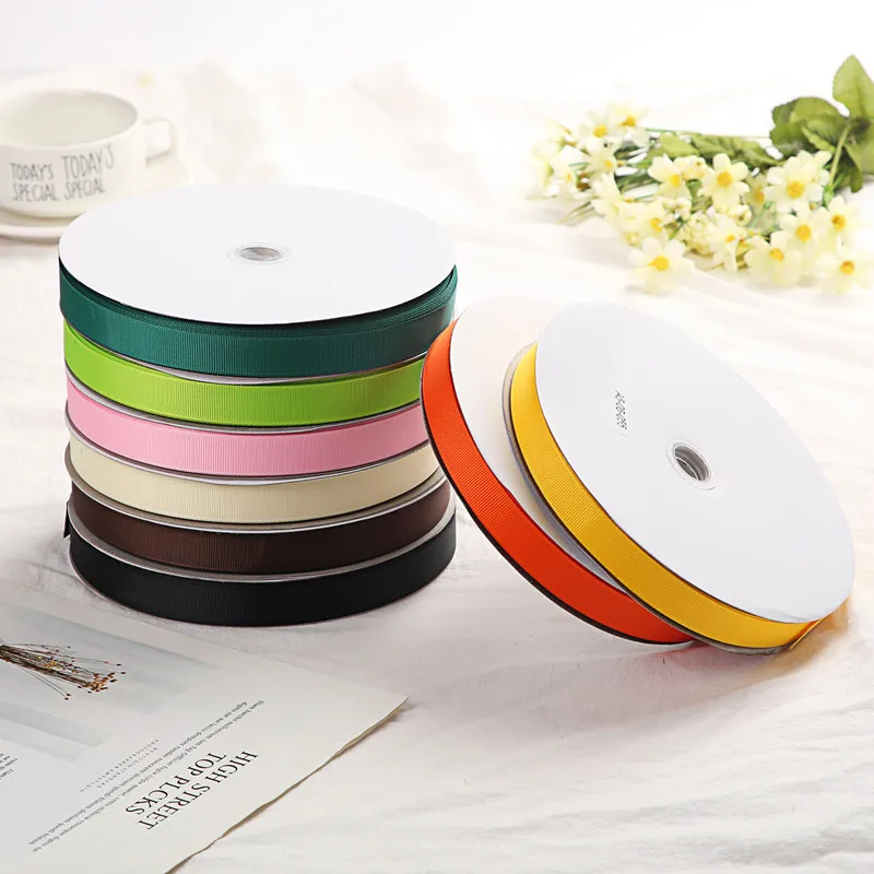 
2 cm high density rib ribbon bow headdress ribbon clothing edging ribbon thread belt 