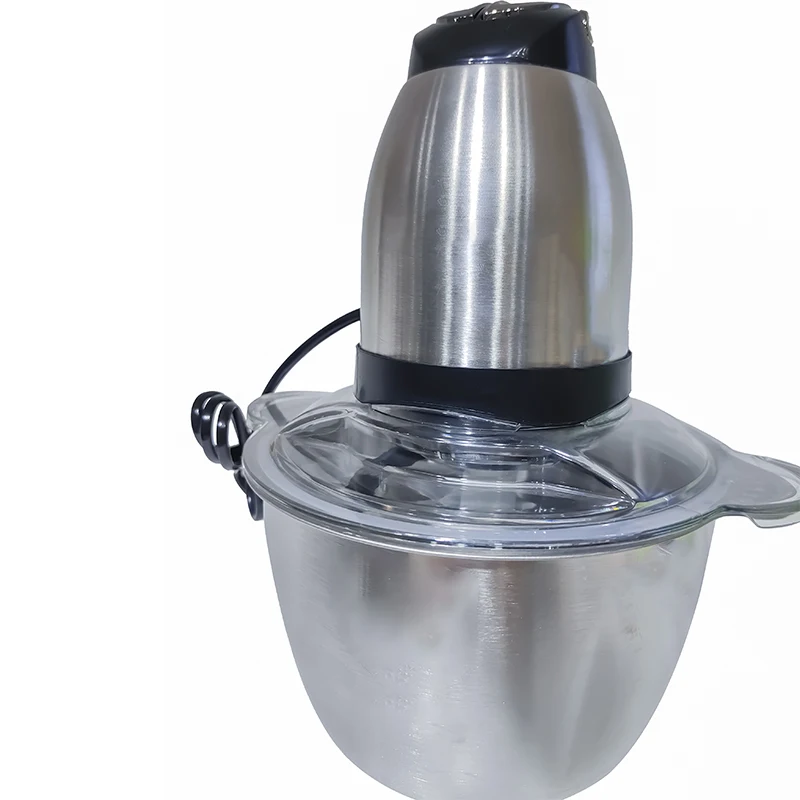 Factory direct sale high quality glass bowl or stainless steel bowl meat grinder meat slicer with glass or stainless st