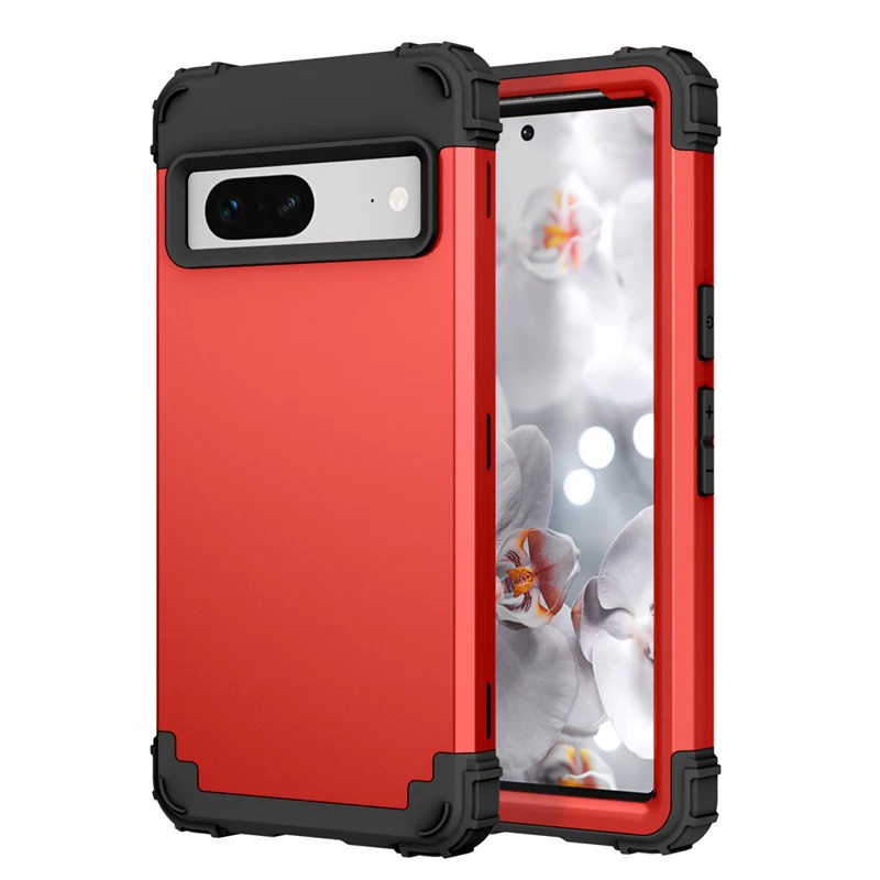 Heavy Duty Hybrid Armor Defender Fashion 3 in 1 High Impact Shockproof 360 Full Protective For Google Pixel 7 Case