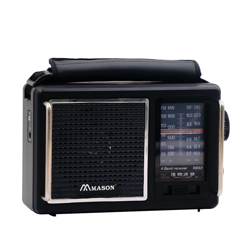 Mason High Quality High Sensetivity Long Range Radio Receiver Old Vintage AM/FM/SW1-2 Portable Radio