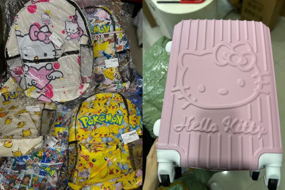 Promotion Gift Double Side Sanrioo Anime Small Kuromi Pendant Key Chain Kawaii Accessories Halloween Christmas Acrylic Keychains