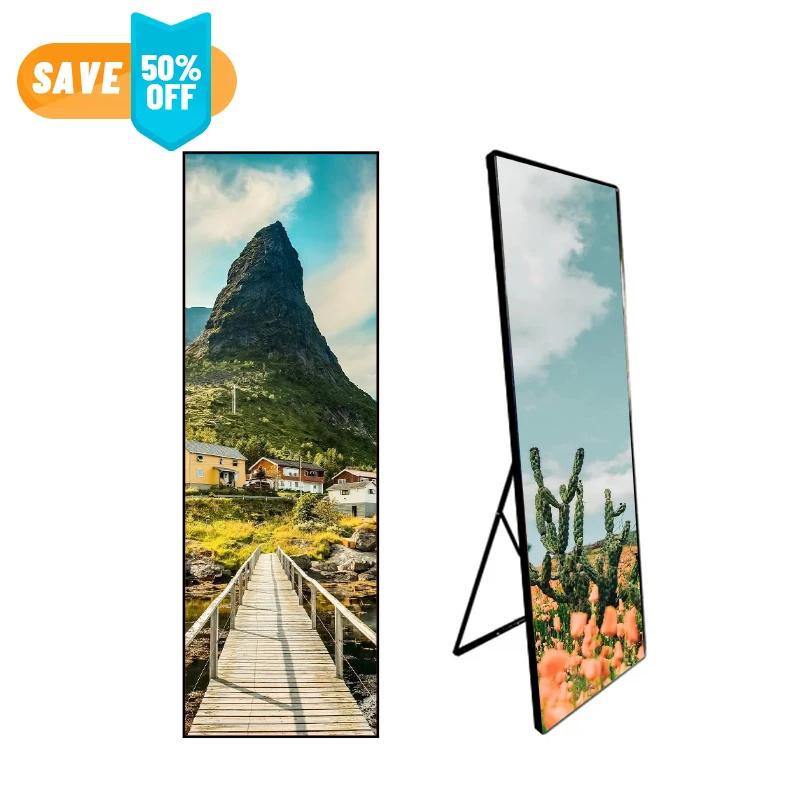 Pantallas Publicitarias De Restaurantes Touchscreen Advertising Display Poster A Led Digital