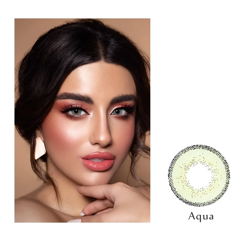  moonve Manufacturer Colored Contact Lens Private Label Nature Lumirere Green