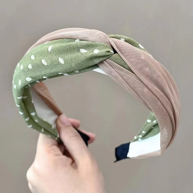 hair card hair hoop female versatile simple net red South Korea retro wide edge headband pressure hair hoop